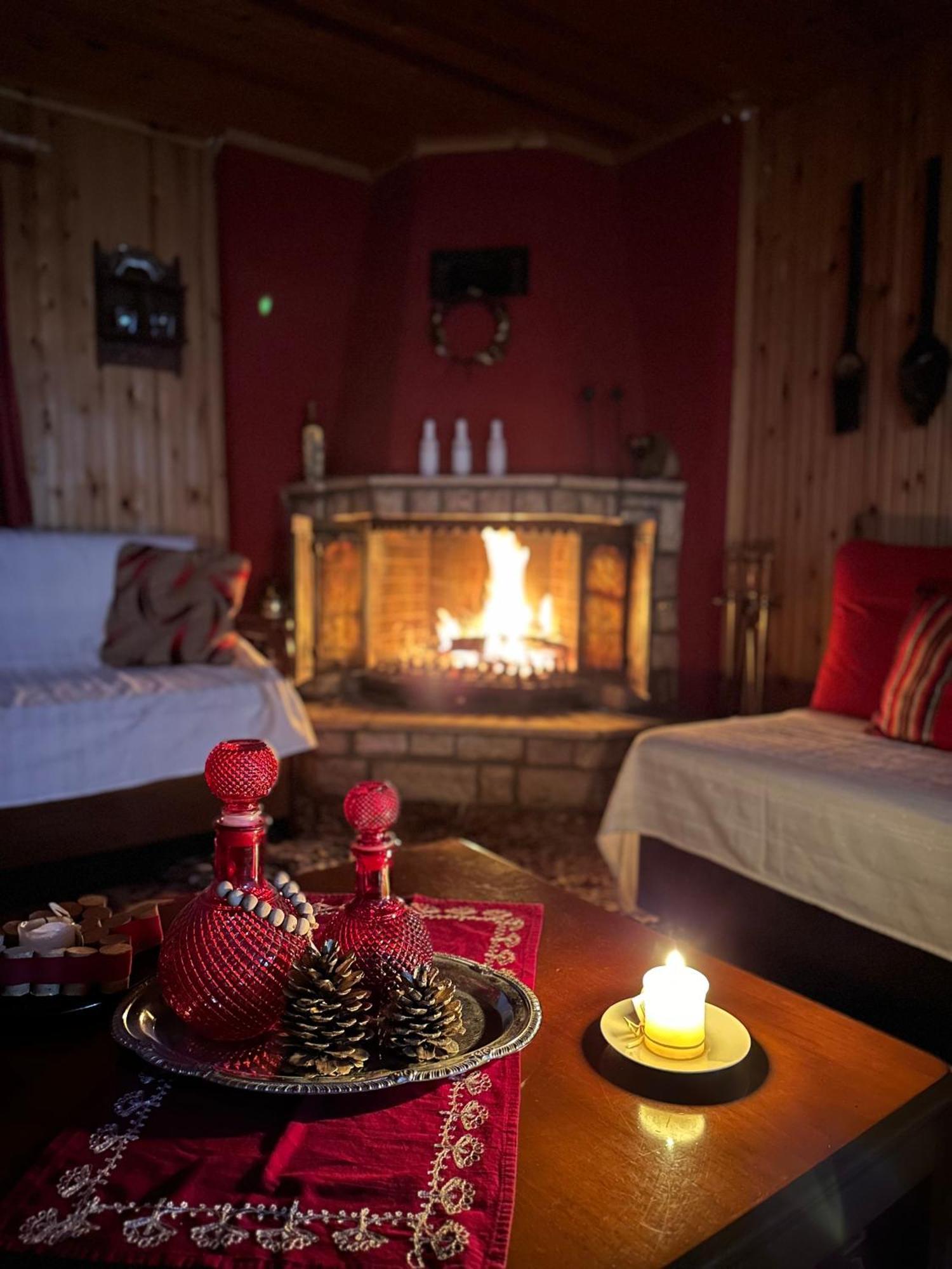 Traditional Wooden Apartment Koutsodímos 外观 照片